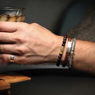 Rebel and Rose Braided Square 925 Earth Bracelet