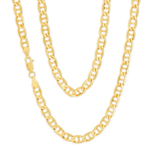 9ct Charming Yellow Gold Silver Filled Anchor Chain