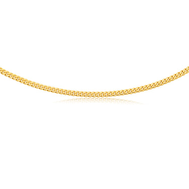 9ct Yellow Gold Silverfilled 55cm Chain 9SS