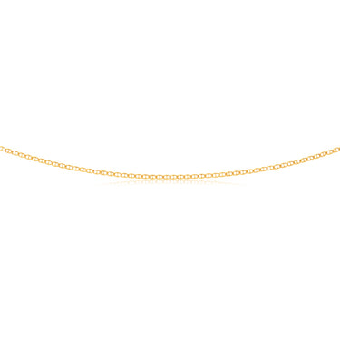 9ct Yellow Gold Silver Filled Anchor Link 50cm Chain 40 Gauge