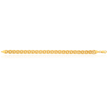 Gold Filled Double Curb 19cm 120 Gauge Bracelet