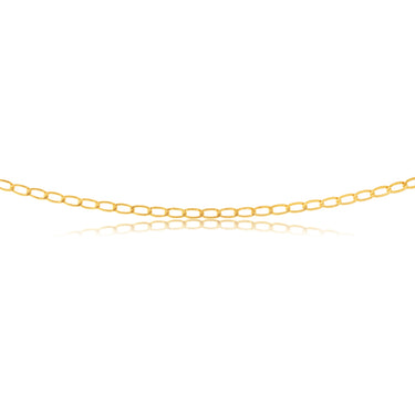 9ct Yellow Gold Filled 50cm Curb Chain