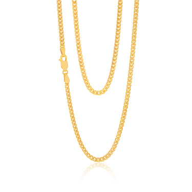 9ct Yellow Gold Filled 50cm Curb Chain