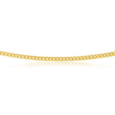 9ct Yellow Gold Filled 50cm Curb Chain