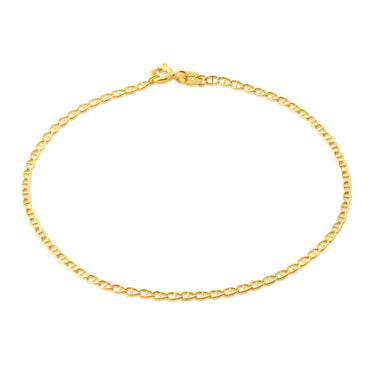 9ct Yellow Gold Filled 19cm Anchor Bracelet