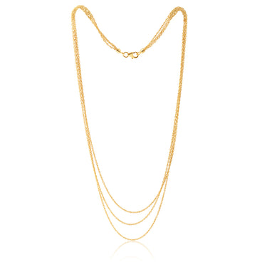 9ct Gold Silver Filled 43cm Necklace