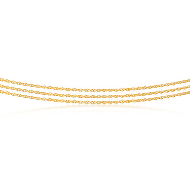 9ct Gold Silver Filled 43cm Necklace