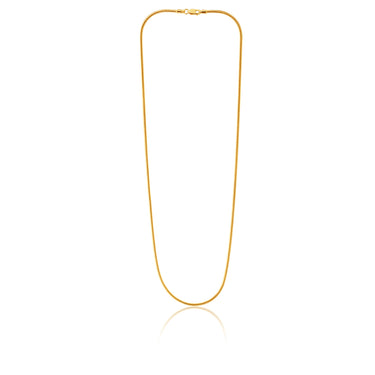 9ct Silverfilled Snake 45cm 50Gauge Chain