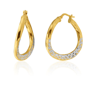 9 Carat Silverfilled 26mm Hoop Earrings