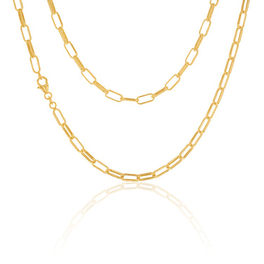 9 Carat Silverfilled Long Belcher 45cm Chain