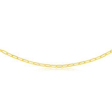 9ct Yellow Gold Silver Filled Fancy 60cm Chain