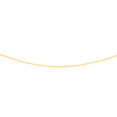 9ct Yellow Gold Silver filled 45cm Chain.