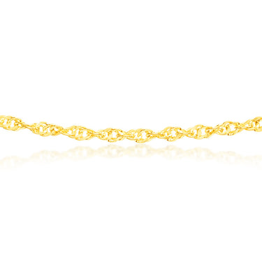 9ct Yellow Gold Silver filled 50cm Chain