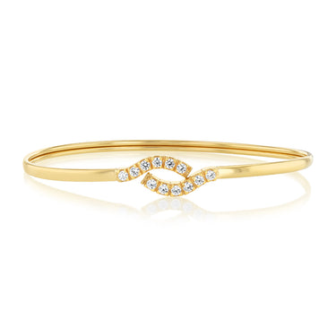 9ct Silverfilled Fancy Curved Bangle