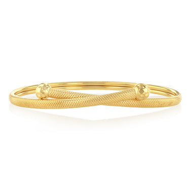 9ct Silverfilled Torque Bangle