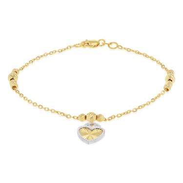 9ct Silverfilled Heart Bracelet