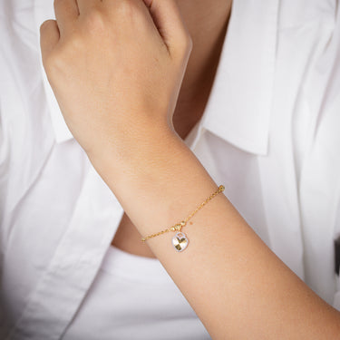 9ct Silverfilled Heart Bracelet