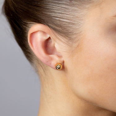 9ct Silverfilled Dicut Stud Earrings