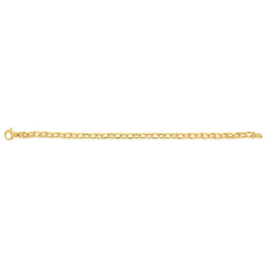 9ct Silverfilled Yellow Gold Belcher Chain Bracelet