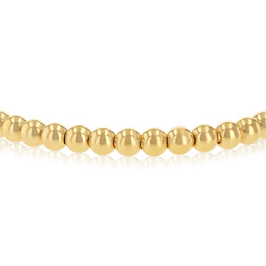 9ct Yellow Gold Silverfilled Beaded Bracelet