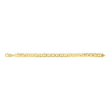 9ct Yellow Gold Silverfilled Heavy Anchor Bracelet