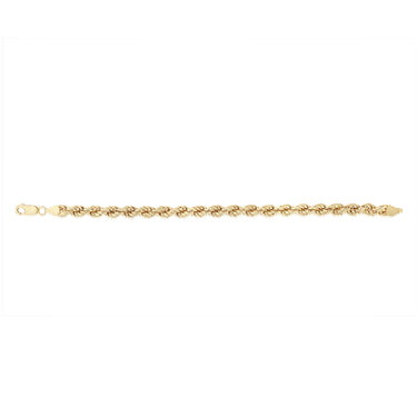 9ct Yellow Gold Copper Filled 20cm Rope Bracelet