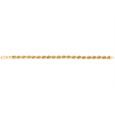 9ct Yellow Gold Copper Filled 21cm Rope Bracelet