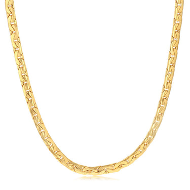 9ct Yellow Gold Copper Filled Textured 60cm Chain