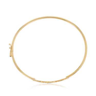 9ct Yellow Gold Silverfilled Multi Disc Bangle