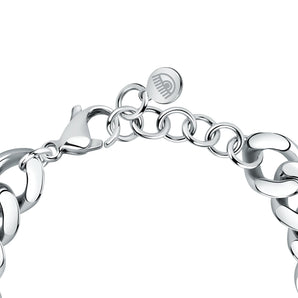 Chiara Ferragni Chain Collection White Stone Bracelet
