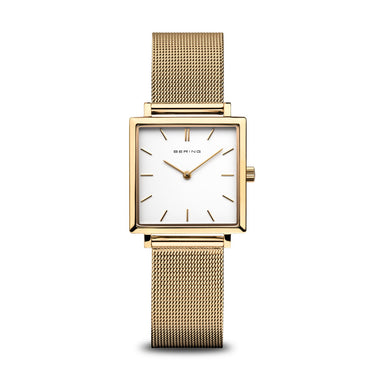 Bering Classic 33mm Gold Milanese Strap- NEW Watch