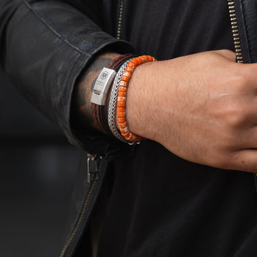 Rebel and Rose 2 Stranded 925 Earth Bracelet