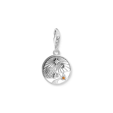 THOMAS SABO Silver Blackened Igloo Charm With Stones