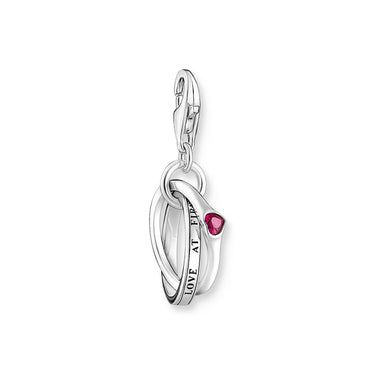 THOMAS SABO Charm Pendant Two Linked Rings