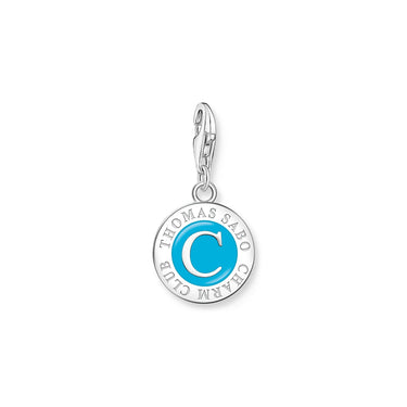 THOMAS SABO Turquoise & Silver Charmista Coin