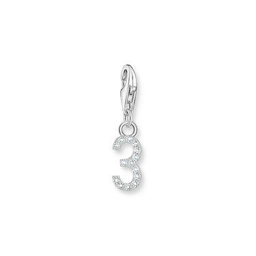 THOMAS SABO Charm Pendant Number "3" Silver