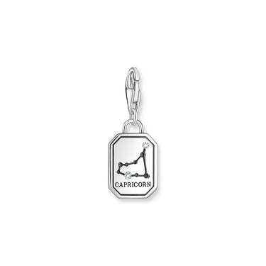 THOMAS SABO Charm Pendant Capricorn Zodiac Sign Silver