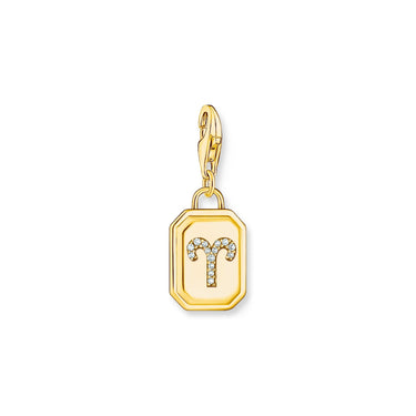 THOMAS SABO Charm Pendant Aries Zodiac Sign Gold