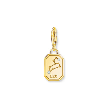 THOMAS SABO Charm Pendant Leo Zodiac Sign Gold
