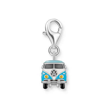 THOMAS SABO Blue Hippie Bus Charm Pendant