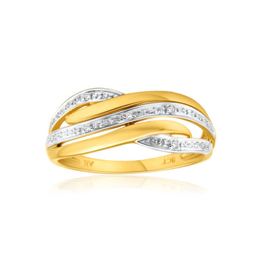 9ct Yellow Gold "Darla" Diamond Ring