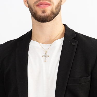 9ct Yellow Gold Exquisite Diamond Pendant