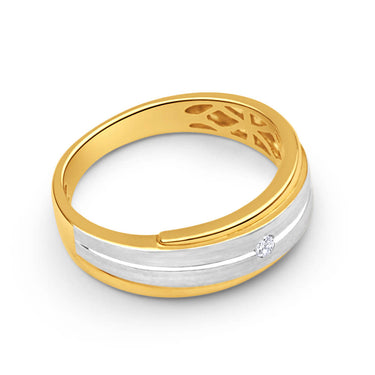 9ct Yellow Gold Diamond Ring