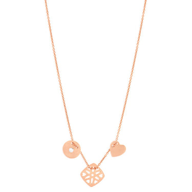 9ct Rose Gold Diamond Pendant