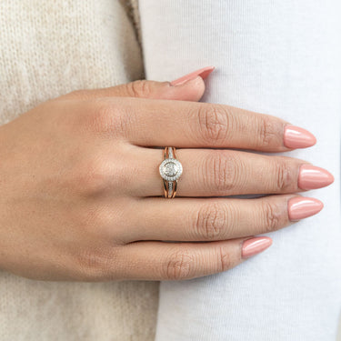 Alluring 9ct Yellow Gold Diamond Ring