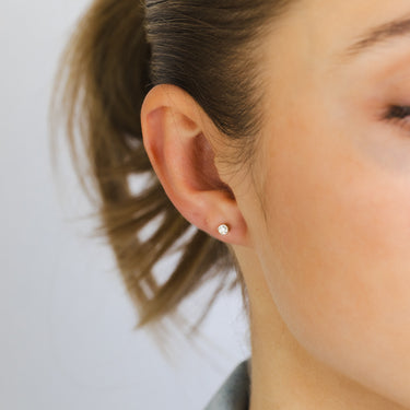 9ct Yellow Gold  0.20 Carat Diamond Stud Earrings