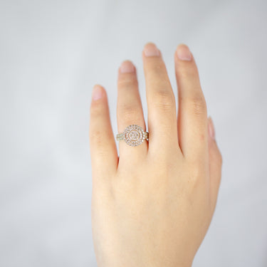 9ct Yellow Gold 1 Carat Diamond Dress Ring