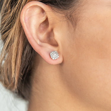 9ct Yellow Gold 1/2 Carat Diamond Stud Earrings