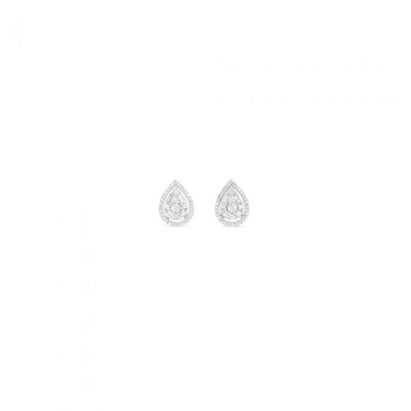 0.50ct Diamond Pear Shape Studs in 9ct White Gold