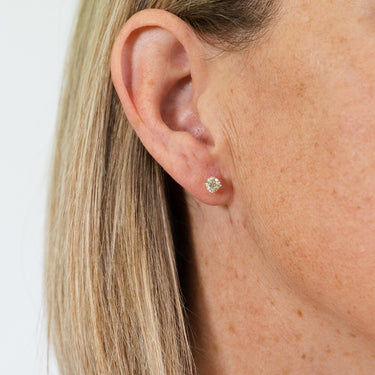 9ct Yellow Gold 3/4 Carat Diamond Stud